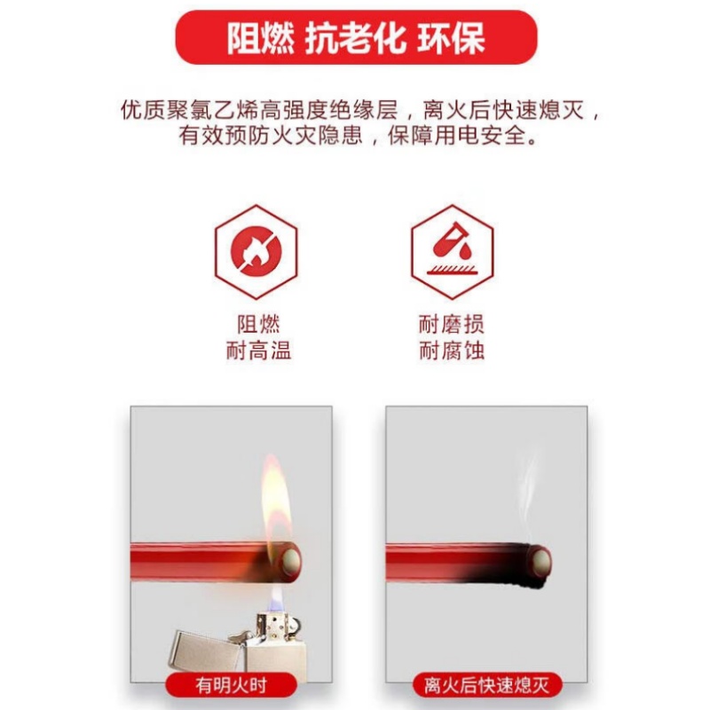 津达线缆 国标塑铜线红色BV2.5mm450/750V 卷高清大图