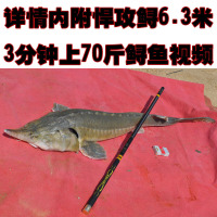 鲟鱼竿8H6.3\/7.2\/8.1米巨物竿战斗竿台钓竿黑坑大物竿青鱼竿