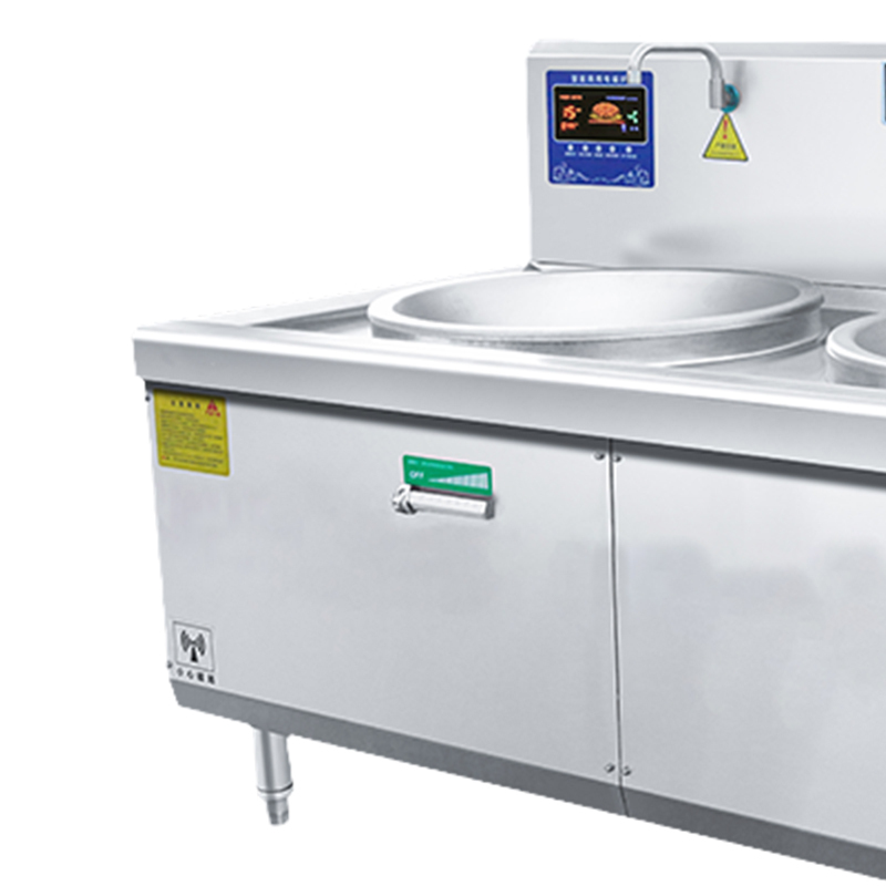 疆途者 商用电磁灶电炒灶双头大锅灶20kw SJTZ-1RH-8008高清大图