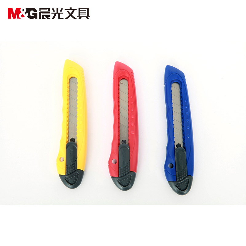晨光18MM美工刀推锁 ASS91322