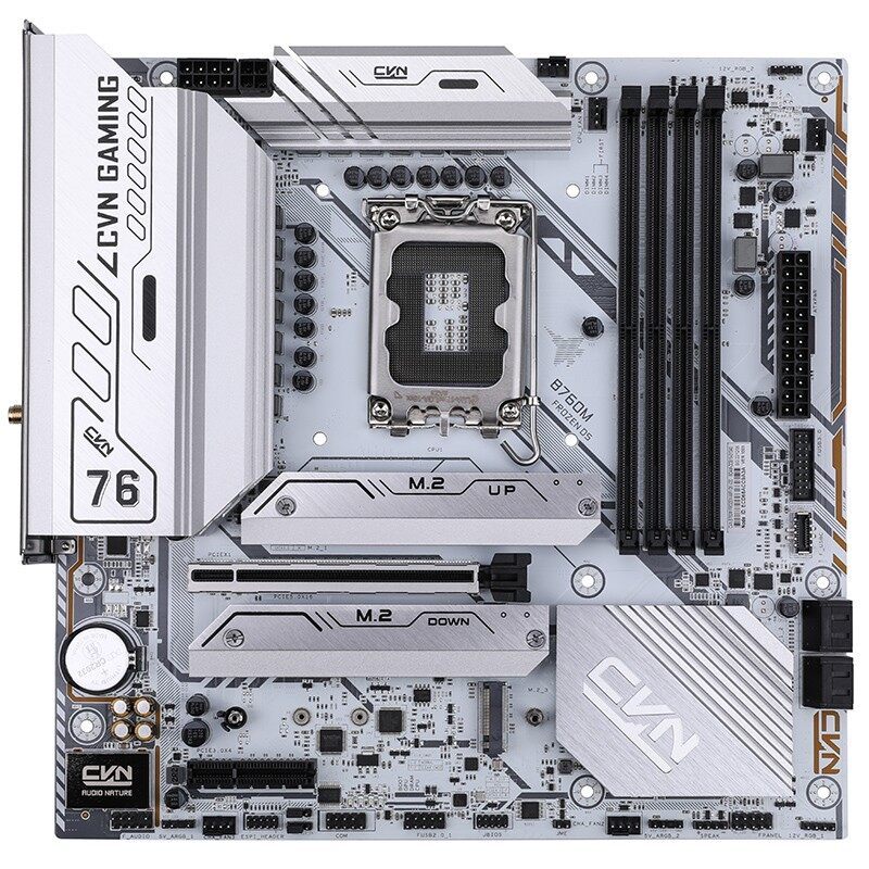 七彩虹CVN B760M FROZEN WIFI D5 V20主板+英特尔 Intel i5-13600K 主板套装