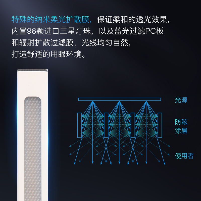 达伦DALEN落地灯led护眼钢琴落地灯客厅卧室学生阅读书桌简约ins风立式台灯插电式保视力