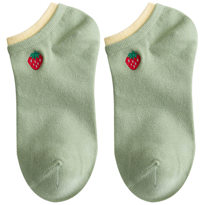 纯棉短袜韩版日系浅口潮ins低帮船袜韩国可爱软妹夏季薄款