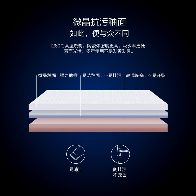 恒洁(HEGII)坐便器HC0179DT 超旋风3.5L节水 轻音大冲力马桶 易拆缓降防臭专利款