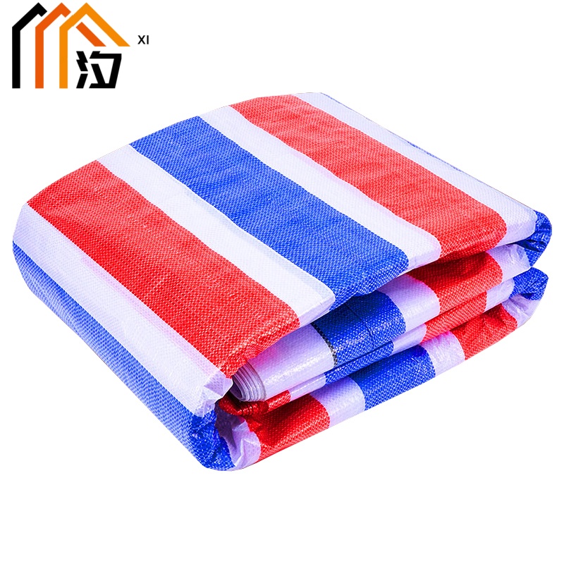 汐户外彩条布10*20m张