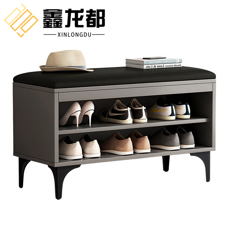 鑫龙都鞋柜换鞋凳高清大图