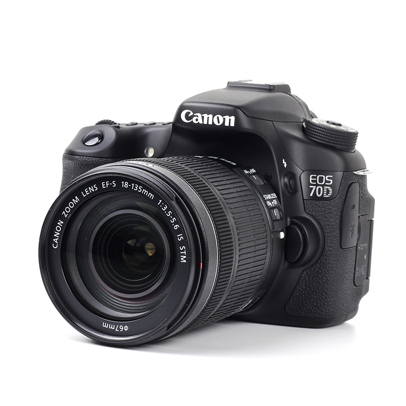 佳能70d套机EOS 70d 18-135 STM镜头单反相机高清旅游数码照相机