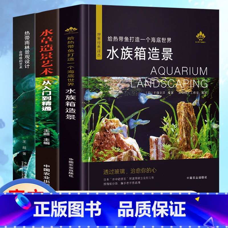 [正版]3册方寸之间雨林世界热带雨林景观设计水草造景艺术从入门到精通我的一本雨林缸造景书生态缸造景详解介绍雨林缸造景制作高清大图