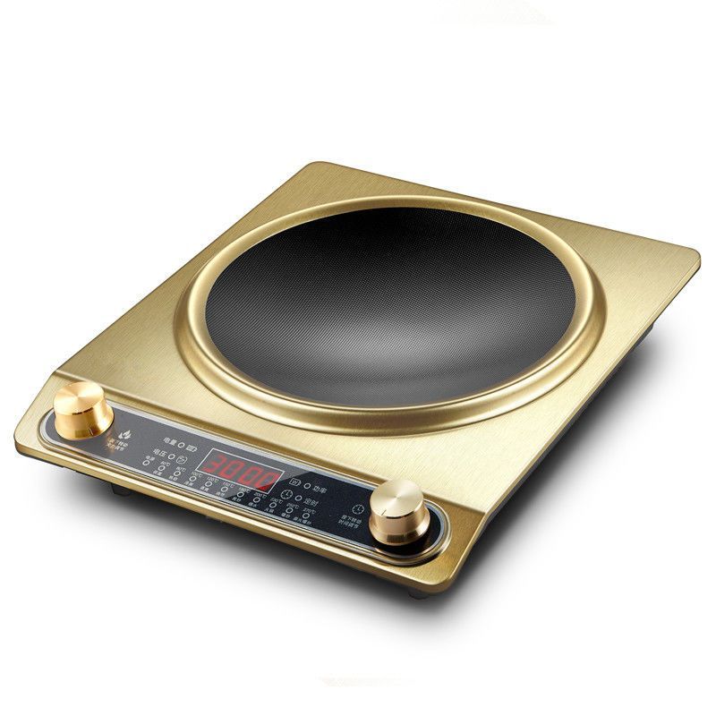 时光旧巷凹面电磁炉家用大功率3500w爆炒智能多功能节能3000w电池炉