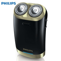 飞利浦（PHILIPS）电动剃须刀 HS199 USB充电式 浮动双刀头 旋转式胡须刀 无水洗 自动研磨