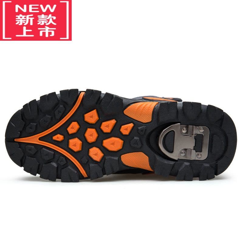 可莉允哈尔滨男大童雪地靴户外加绒防滑钢爪东北加厚保暖儿童靴子大棉靴图片