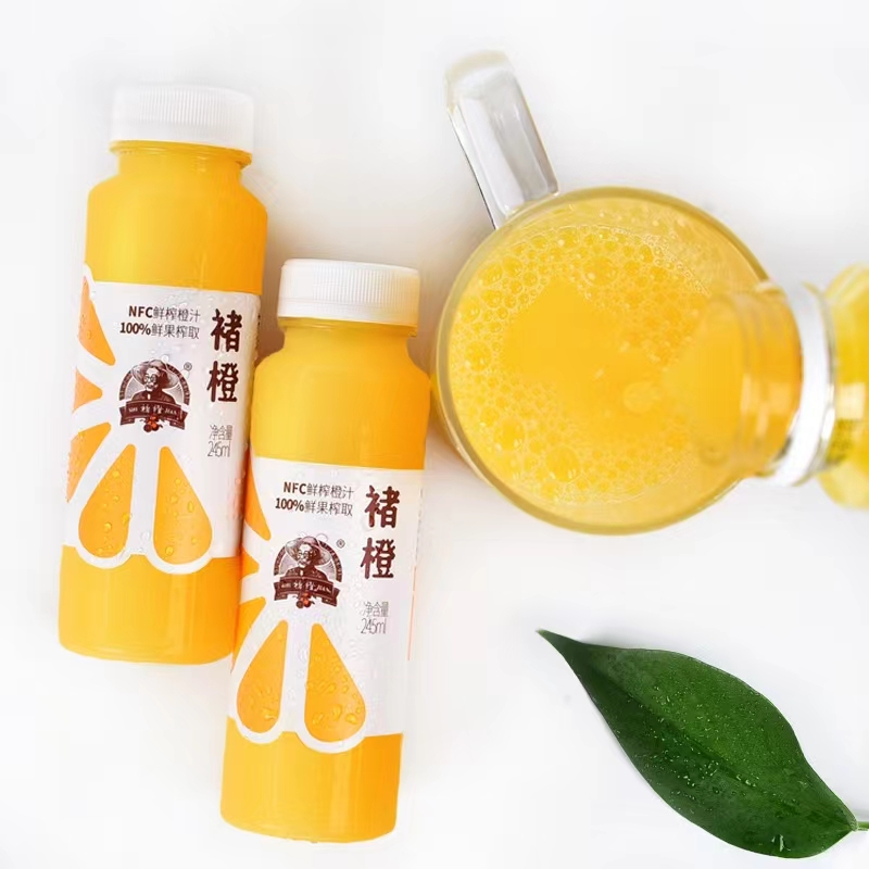 褚橙 NFC 鲜榨橙汁 纯果汁 245ml*6瓶