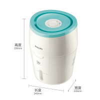飞利浦(Philips) 湿器 上加水 家用卧室办公室无雾迷你加湿浅绿色HU4801/00机械式-200ml/h