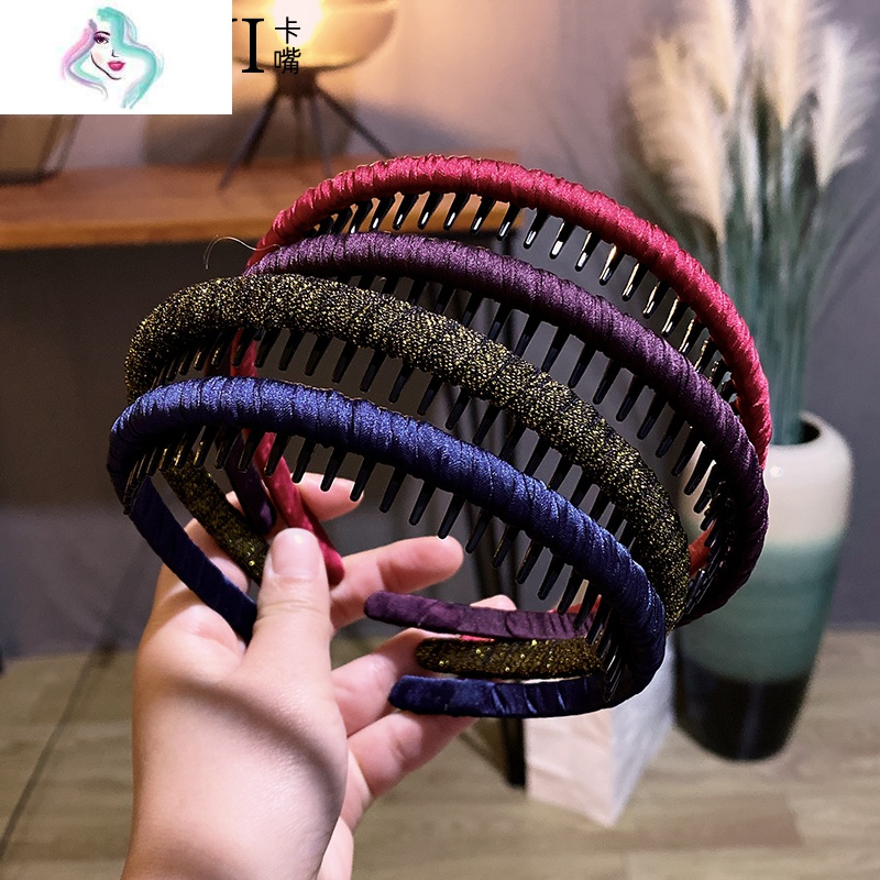 发卡发箍女网红头箍批发洗脸韩式百搭外出压发韩国卡箍