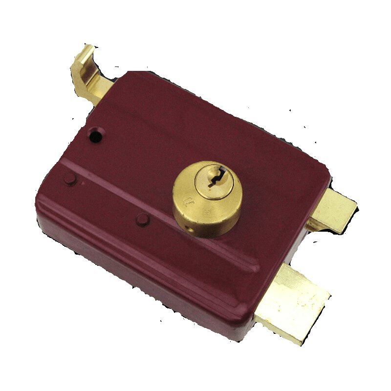 定做556家用通用型老式外装双舌门锁铁门锁木门锁固力盗门锁