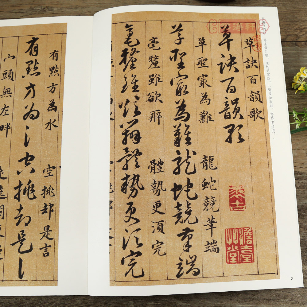 [正版]草诀百韵歌 中华书局 16开草书毛笔字帖 中华碑帖20 草决歌 简体旁注高清大图