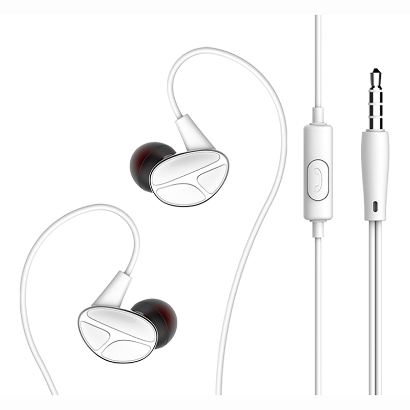 赛歌图 H5耳机有线入耳式耳麦音乐运动游戏吃鸡电脑手机iphone苹果vivo华为IQOO荣耀OPPO 白色 3.5接口