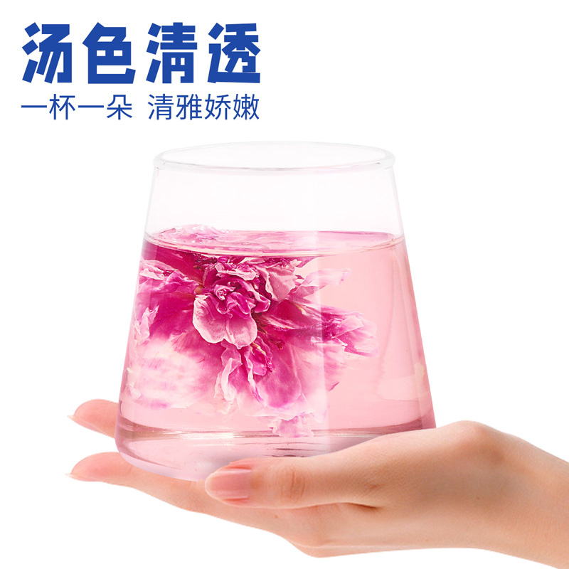忆江南花草茶玫瑰花冠重瓣精油花茶干大朵无熏硫泡水喝25g