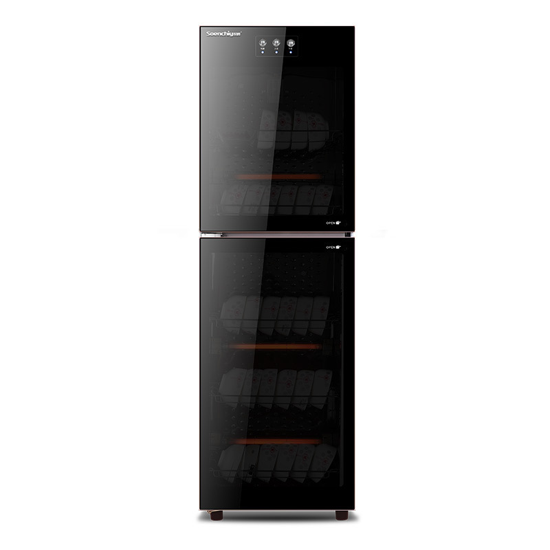 双爵(SOENCHIY)ZTP-208消毒柜家用小型立式迷你立式保洁柜 双门高温不锈钢箱厨房商用消毒碗柜