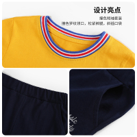 精典泰迪男童短袖套装2021夏季新款儿童洋气两件套宝宝薄款夏装运动服