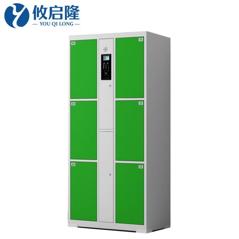 攸启隆6门存包柜850*460*1800mm台高清大图