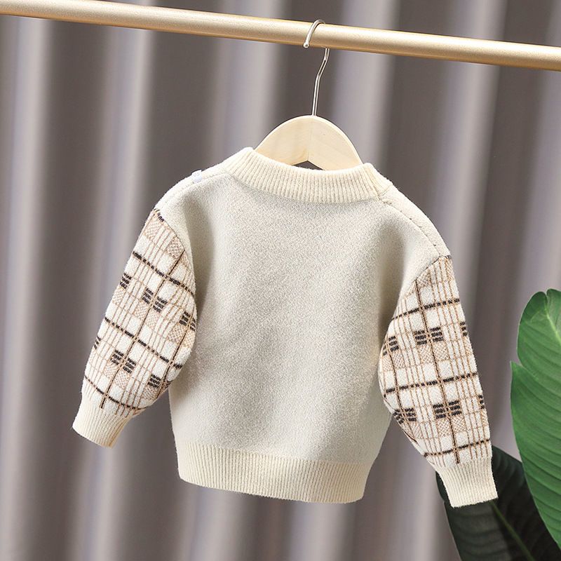 男童毛衣儿童毛衣秋冬新款洋气男时尚套头打底毛衣