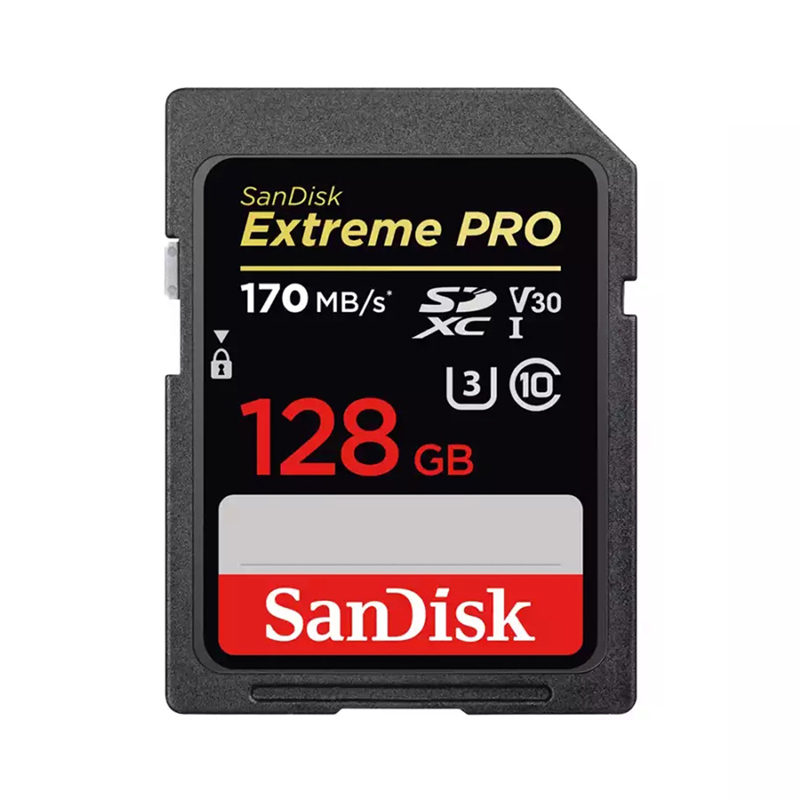 闪迪(Sandisk)128GB 至尊超高速SD卡读170MB/s写90MB/s相机内存卡存储卡V30 制V30 C10