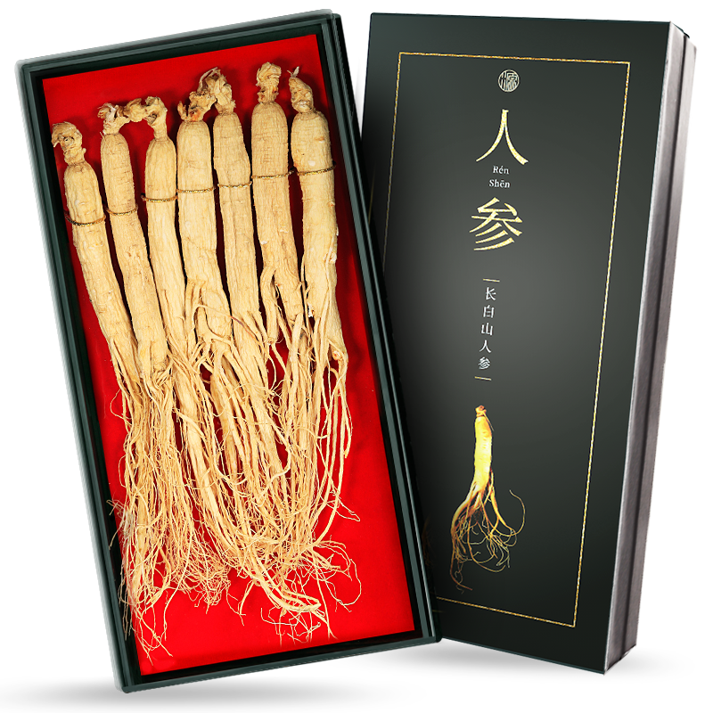 青源堂人参吉林长白山人参7支生晒参泡酒煲汤100克健康礼盒报价 参数 图片 视频 怎么样 问答 苏宁易购
