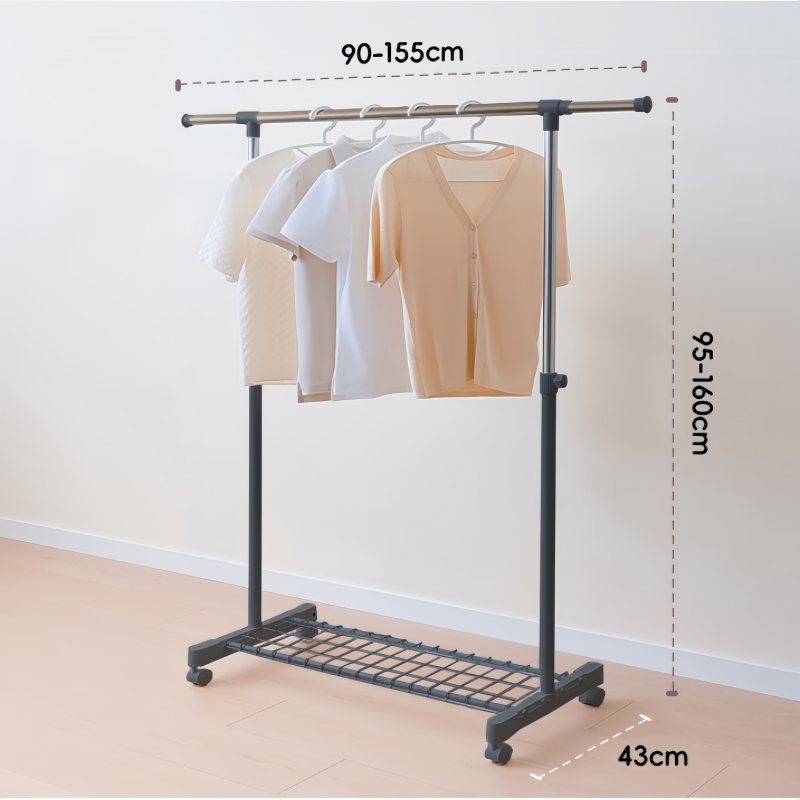 凡尔尚晾衣架 简易衣架1550*430*1600mm个