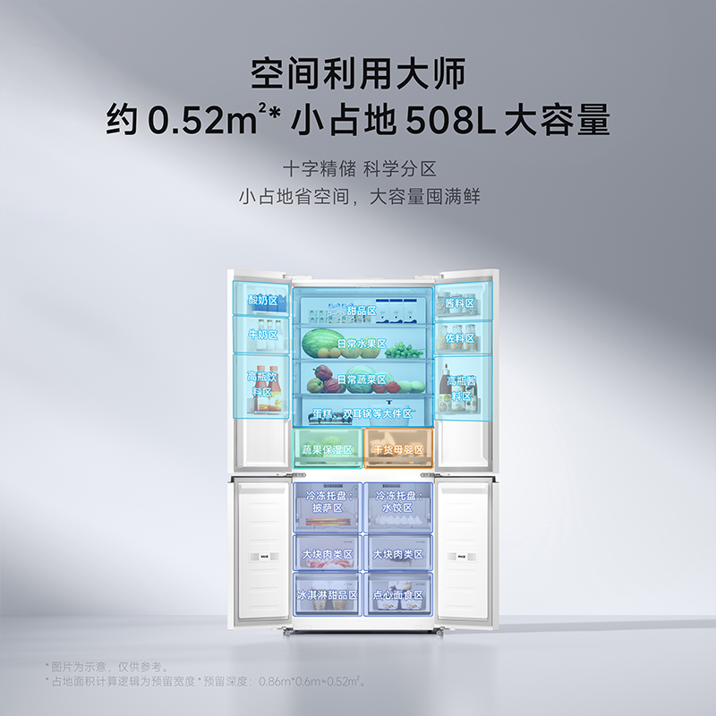小米米家冰箱BCD-508WTMBI高清大图