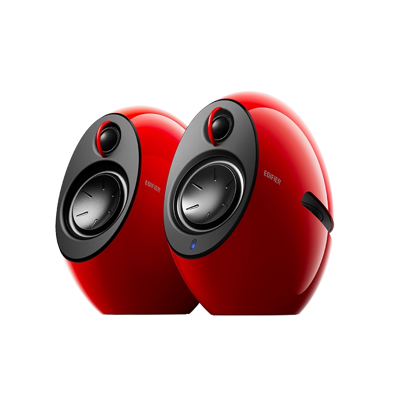 EDIFIER/漫步者e25HD多媒体音箱HIFI级高音质电脑电视音响家用2.0 朝霞红高清大图