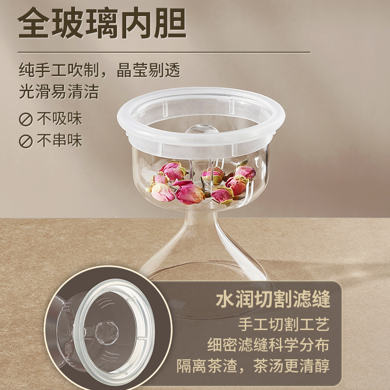 KAMJOVE/金灶 A-55 煮茶器 多功能养生壶 全自动电茶壶 茶具 电热水壶煮水烧水壶玻璃耐高温电子茶炉花茶壶高清大图