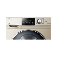 【二手99新】 海尔(Haier) XQG100-HBDX14756GU1烘干滚筒洗衣机10公斤 金色