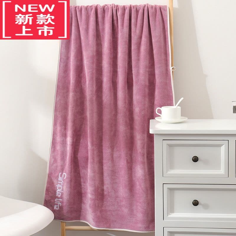 可莉允毛巾比吸水速干家用洗脸学生儿童洗澡浴巾礼品两件定制图片