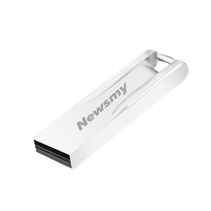 纽曼(Newsmy)金属车载U盘 USB3.0 V23迷你款 星耀银 时尚设计 轻巧便携 32G高清大图