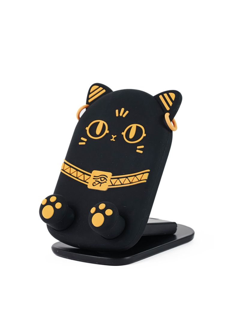 大英博物馆盖亚安德森猫和她的朋友们系列萌猫懒人桌面折叠手机支架高清大图