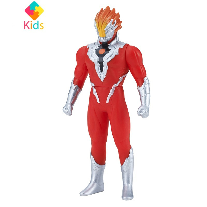 奥特曼玩具软胶人偶模型银河火花500系列红莲火焰战士真智力a37火焰
