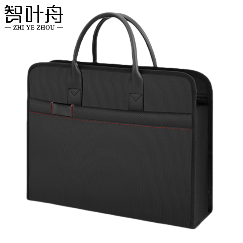 智叶舟商务公文包41*10*30cm个高清大图
