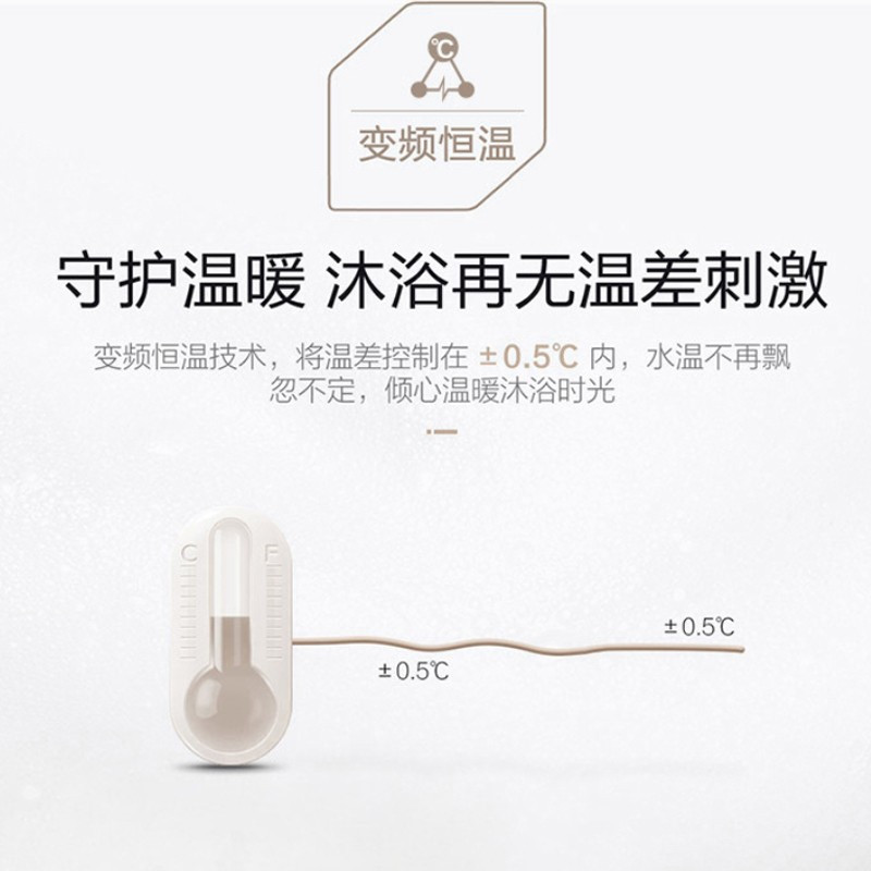 (Haier)海尔燃气热水器节能省气变频恒温智能防冻家用超薄热水器 12升JSQ22-12K1BW