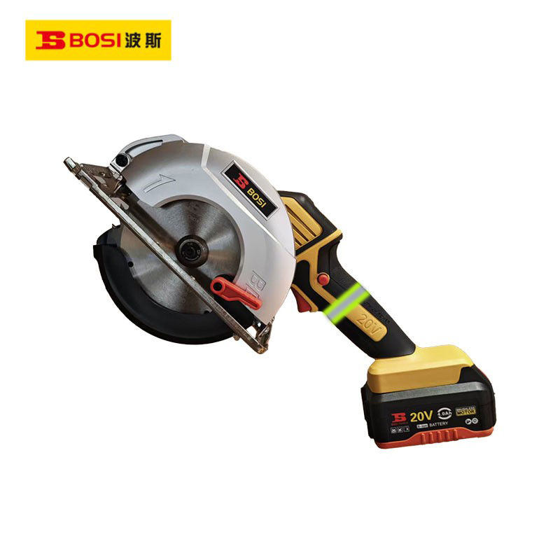 波斯(BOSI) 荧光系列无刷锂电单手圆锯 20V/4.0Ah 台高清大图