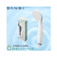 三荣水栓(SANEI) 去氯气环保节水淋浴喷头+2只滤芯 浴室用品套件