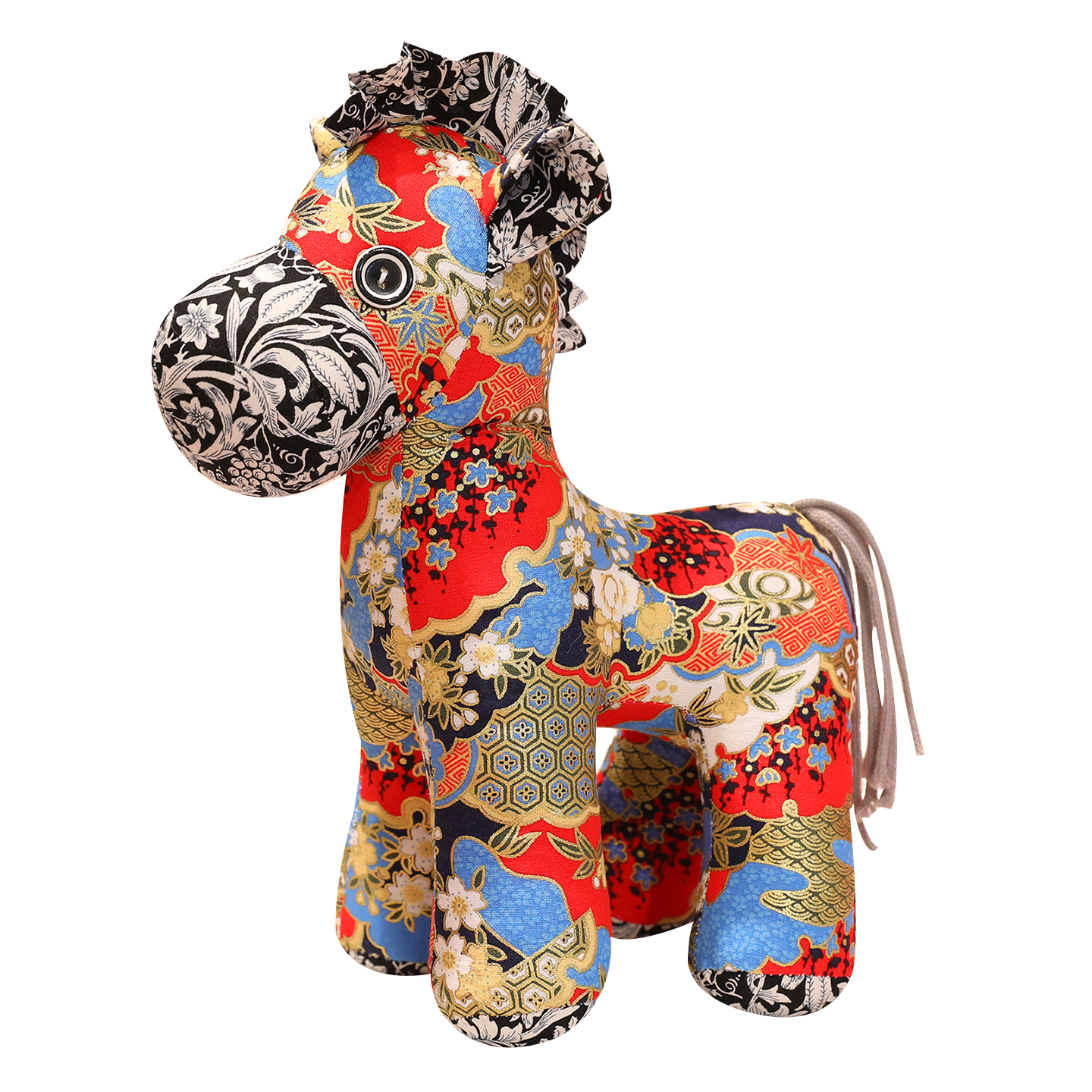 昶帛 民俗布艺马 22cm 个