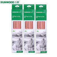 三木(SUNWOOD)5781 12支/盒 3盒 HB六角杆铅笔 学生文具