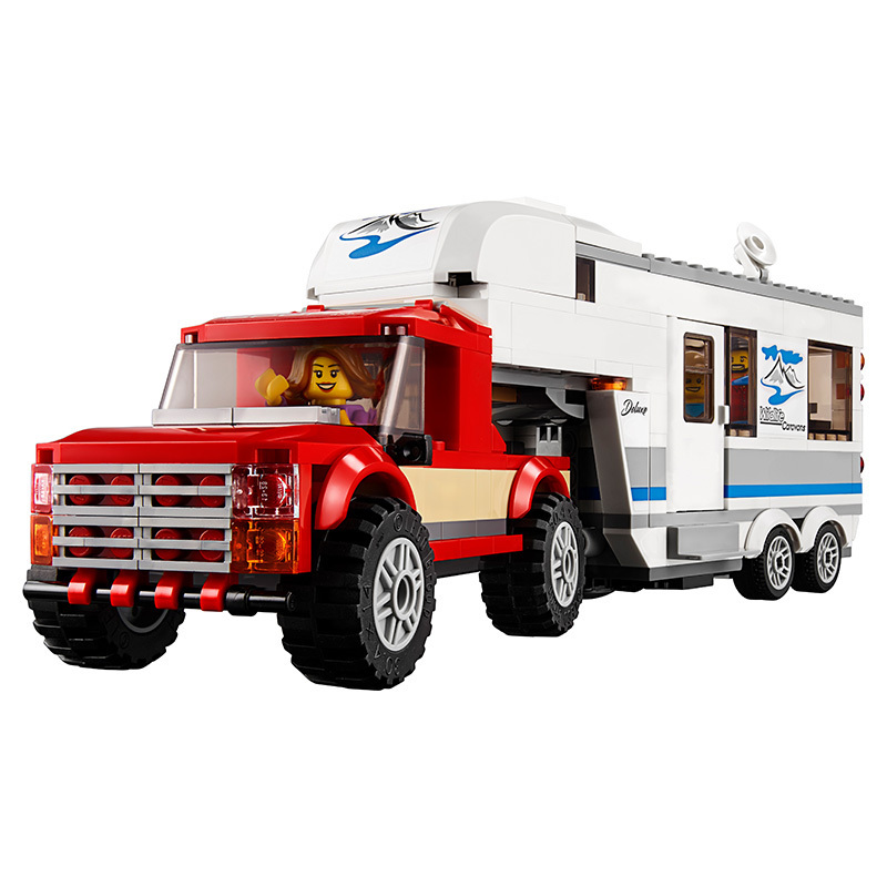 LEGO 乐高 City城市系列 亲子野营房车 LEGC60182 5-12岁 塑料玩具 200块以上