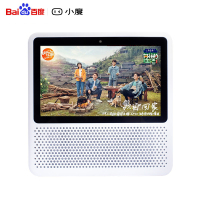 小度在家1S智能屏音箱高清超大屏幕AI机器人智能电视音响白色