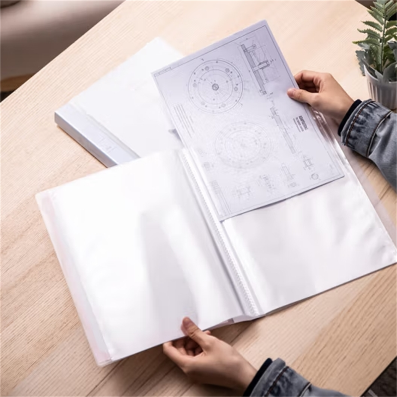 得力72576 羊驼系列插页袋 / 40页资料册 / 颜色随机(1个)(定制)
