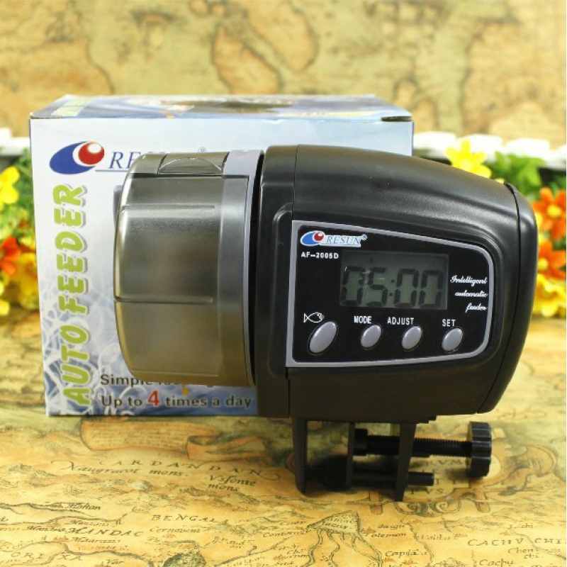 鱼缸自动喂鱼器自动喂食器AF-2009D定时喂鱼高清大图