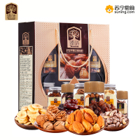 [臻味]坚果礼盒830g 环球臻享礼盒腰果巴旦木核桃黄蕉干6款干果