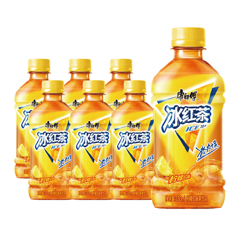 康师傅冰红茶330ml*12小瓶装茶饮料饮品 夏日饮料便携 苏宁宜品推荐高清大图