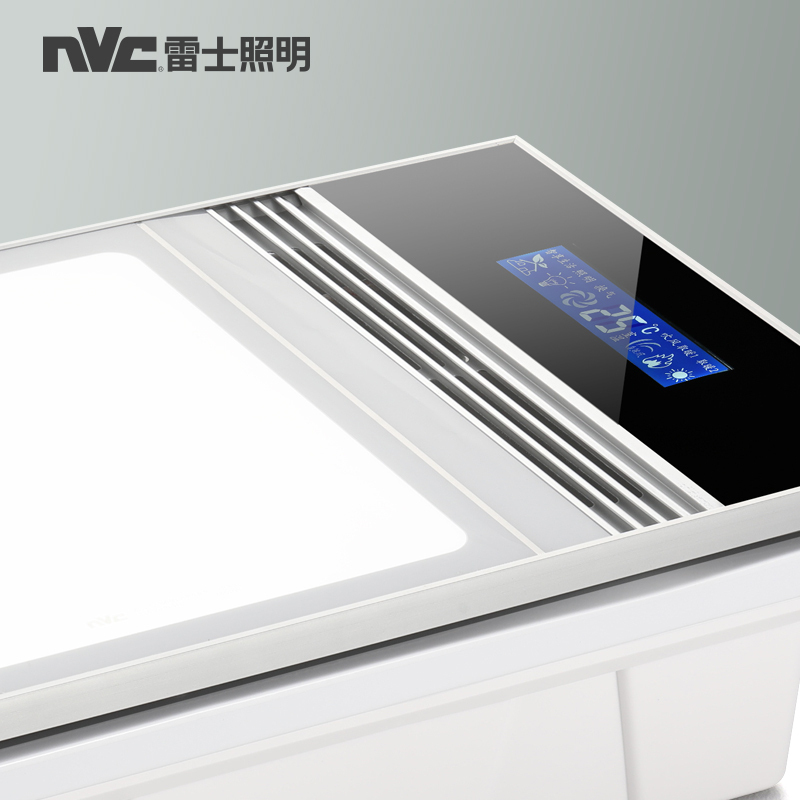 雷士照明(NVC)浴霸LED五合一嵌入式大功率风暖取暖吹风换气数显照明300×600MM 机械开关其他10W-10W以上